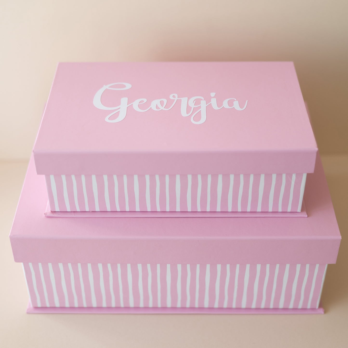 Personalised keepsake gift box