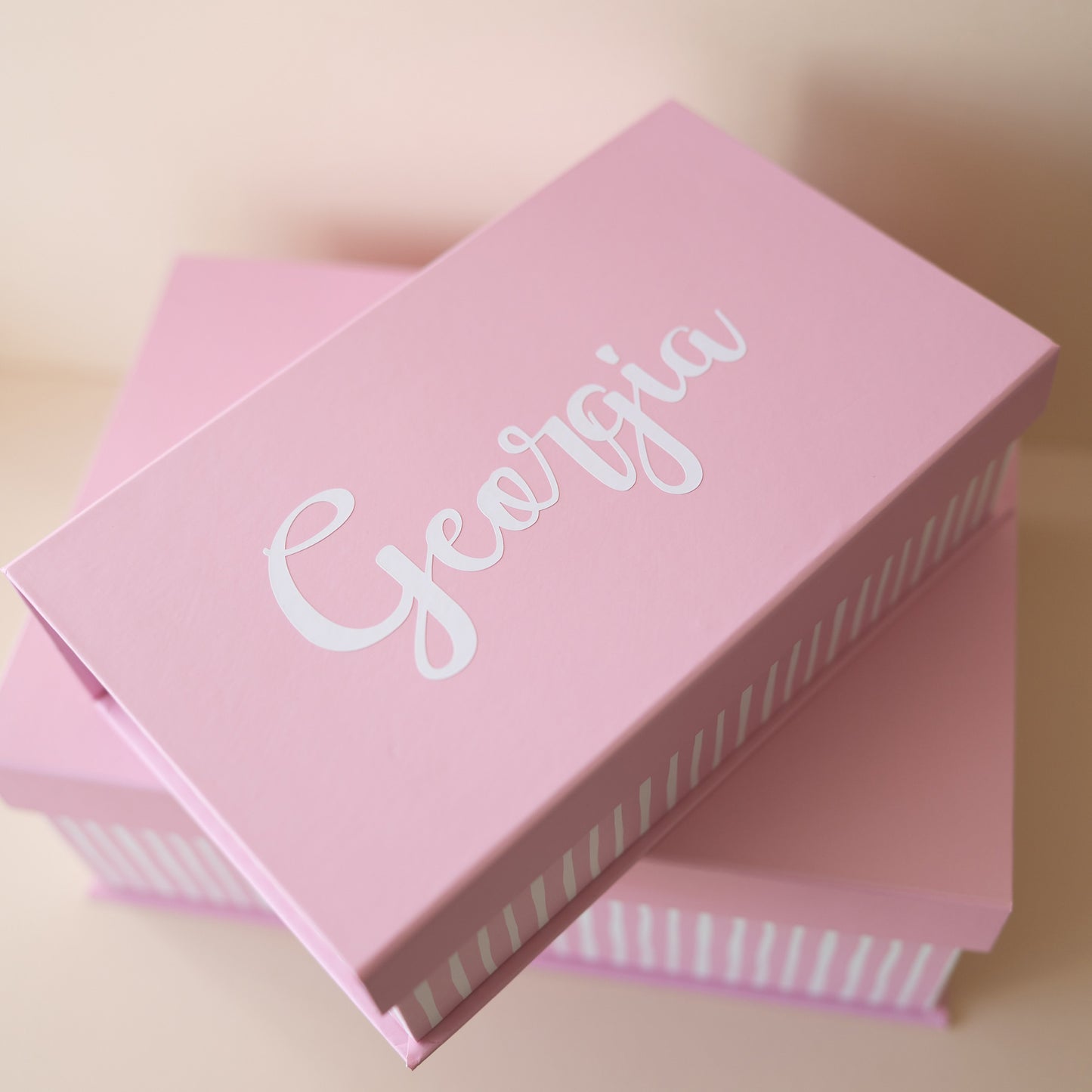 Personalised keepsake gift box