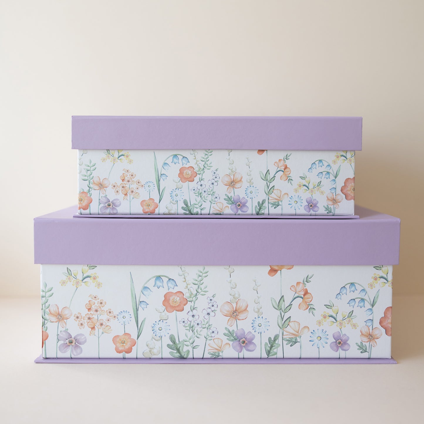 Floral keepsake gift box