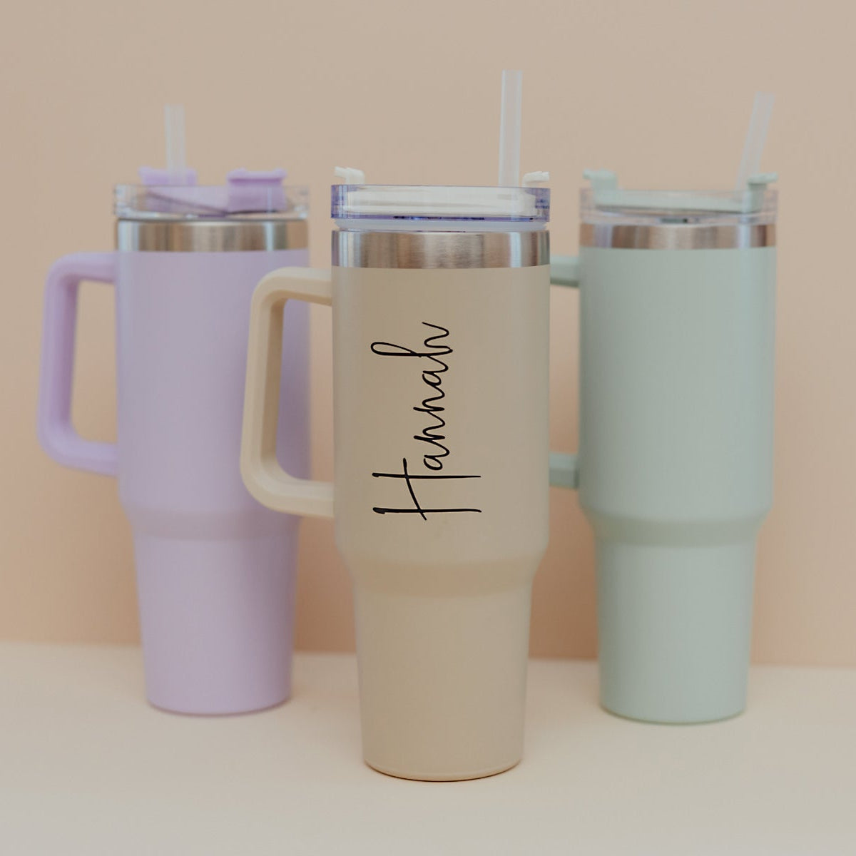 Large Personalised Drink Cup With Handle