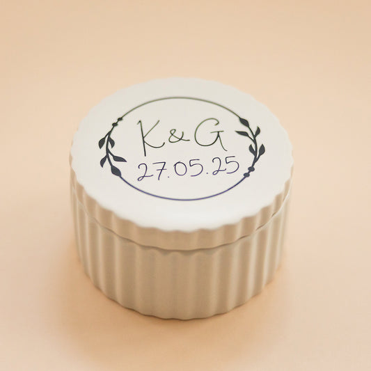 Personalised trinket dish